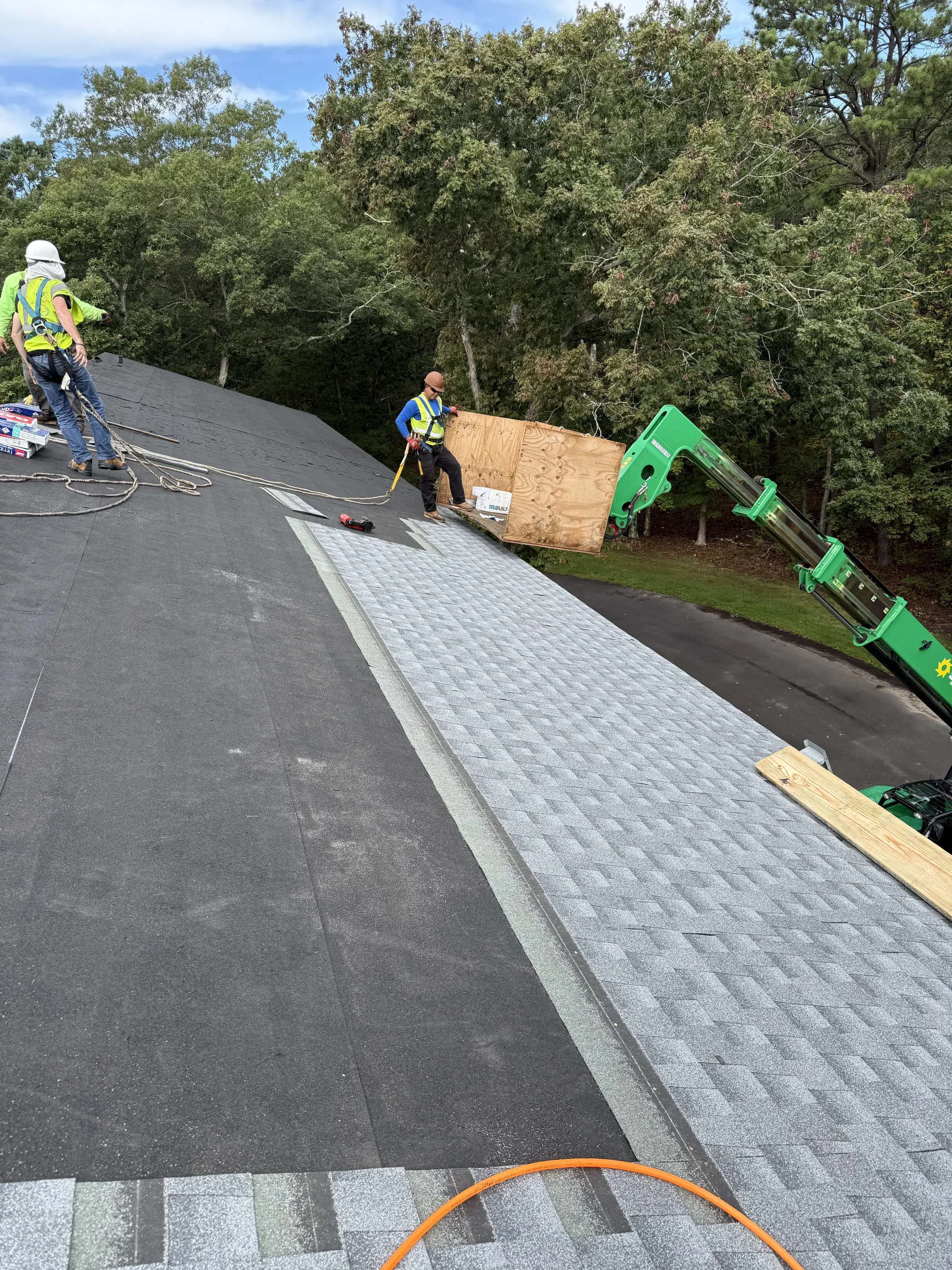 Roofing team at Brookhaven