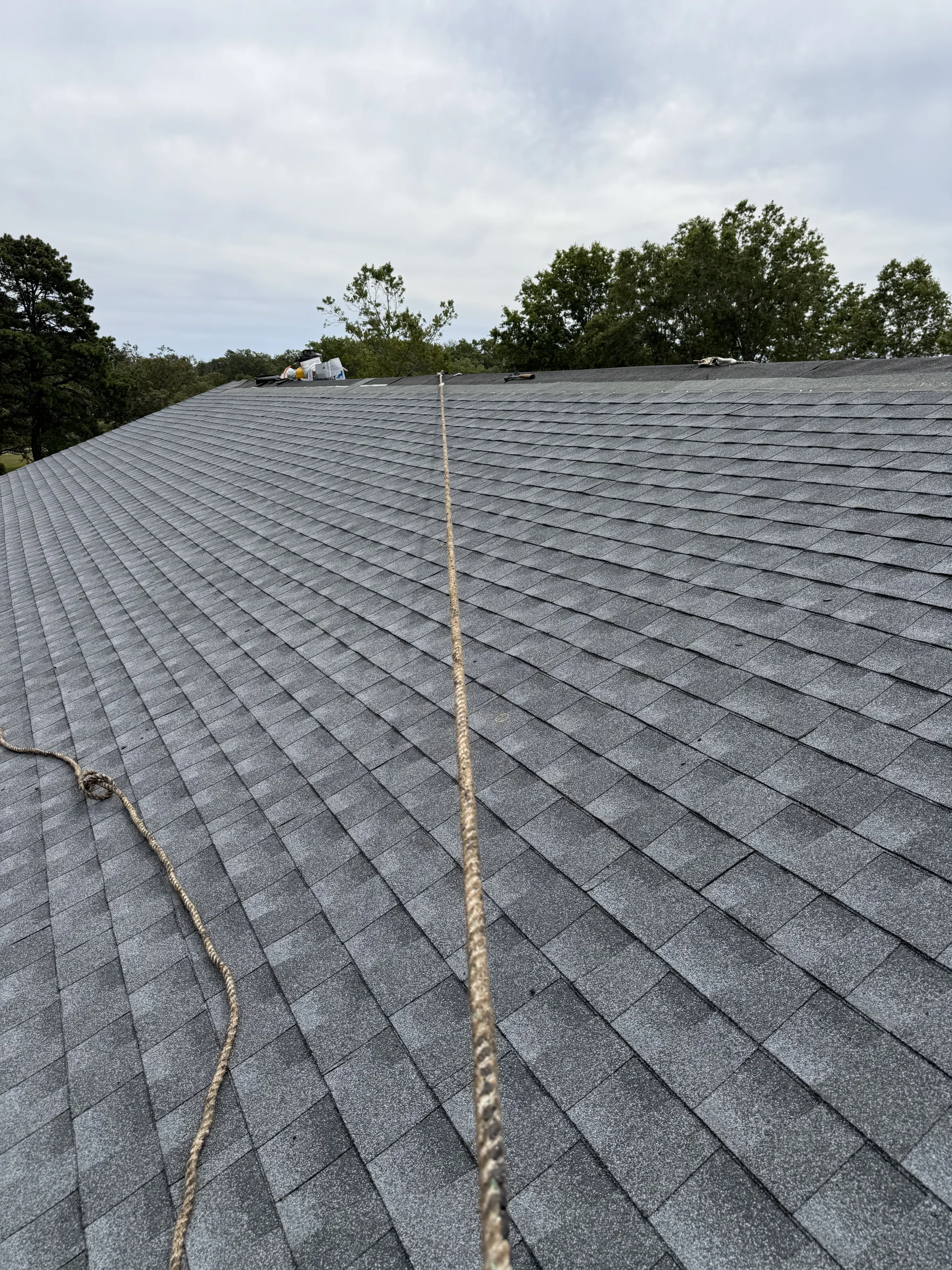 Safety rope setup at Brookhaven